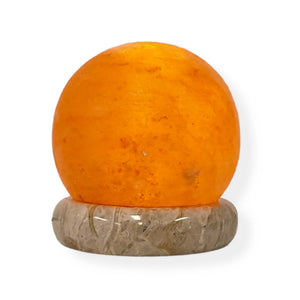 USB Colour Changing Salt Himalayan Lamp | Ball Sphere Shape, Pink Rock LED Light