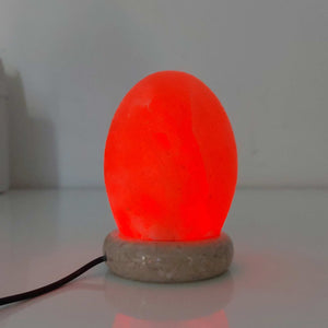 USB Colour Changing Egg Shape Himalayan Pink Salt Lamp | Color Change LED Light