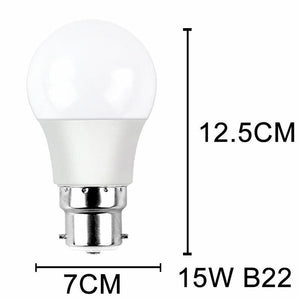 1 PCS 220V 15W LED Radar Sensor Motion Bulb E27 B22 | Smart Security Light Globe Bulb