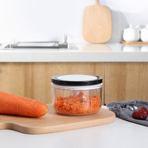 Ecoco 3 Sizes Cutter Set | Easy Chopper Mincer Mixer Slicer Dicer Blender | For Onion & Garlic | Black