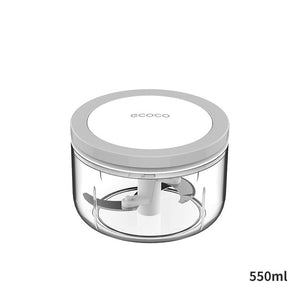 Ecoco 3 Sizes Cutter Set | Easy Chopper Mincer Mixer Slicer Dicer Blender | For Onion & Garlic | Black