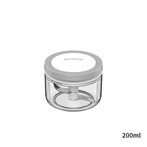Ecoco 3 Sizes Cutter Set | Easy Chopper Mincer Mixer Slicer Dicer Blender | For Onion & Garlic | Black