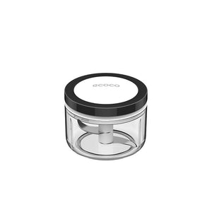 Ecoco Easy Chopper Mincer Mixer Slicer Dicer Blender Cutter Shredder | For Onion & Garlic | 550 Black