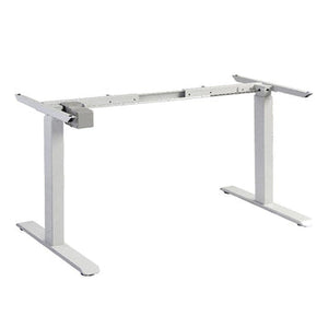 Standing Desk | Height Adjustable | Sit Stand Motorised | Grey Dual Motors Frame | Top