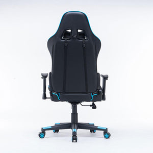 Gaming Chair | Ergonomic Racing Chair | 165° Reclining Gaming Seat | 3D Armrest | Footrest | Black Green