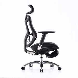Sihoo Ergonomic Office Chair V1 | 4D Adjustable High-Back | Breathable with Footrest and Lumbar Support | Grey