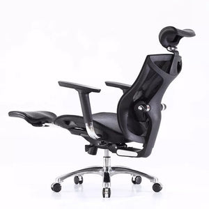 Sihoo Ergonomic Office Chair V1 | 4D Adjustable High-Back | Breathable with Footrest and Lumbar Support | Grey