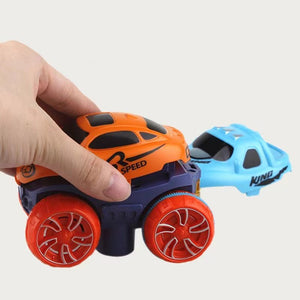 Changeable Track In The Dark Track with LED Light-Up Race Car | Flexible Track Toy | 184