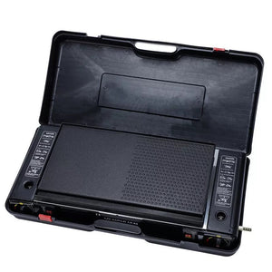 Butane Stove | 2 Burner | Portable Countertop Camping Cooker with Carry Case & Baking Tray