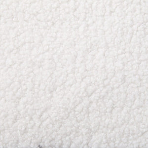 Boucle – Teddy Sherpa Fabric Bliss Armrest Dining Chair Ensemble