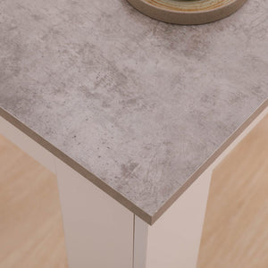 Dining Table | Rectangular Wooden | 120cm | Grey & White