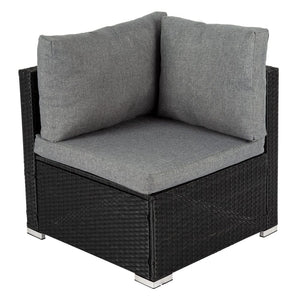 Outdoor Modular Lounge Sofa | Bondi - Black | Stylish & Durable Design