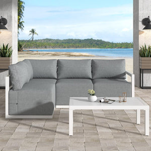 Four-Seat Alfresco Harmony Set | Charcoal Grey