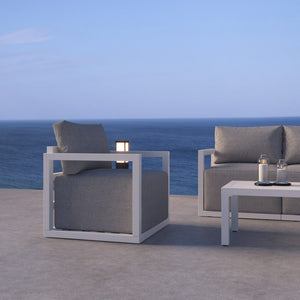Alfresco Serenity Outdoor Lounge Set | White