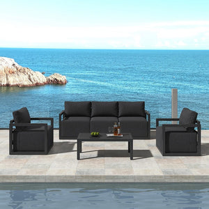 Alfresco 5-Seater Deep-Seated Patio Set | White