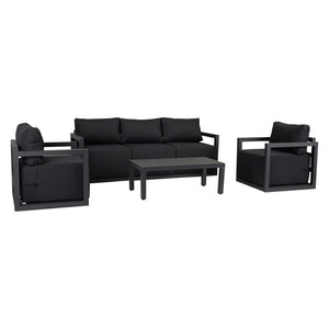 Alfresco 5-Seater Deep-Seated Patio Set | White