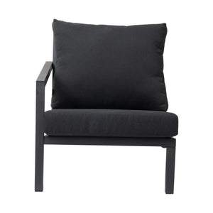Aidan Garden Furniture Set | 5 Pieces | Slate Grey