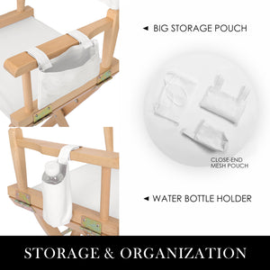 Director Movie Folding Tall Chair | 76cm | Beech | Wood | Humor