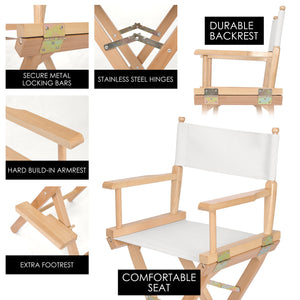 Director Movie Folding Tall Chair | 76cm | Beech | Wood | Humor