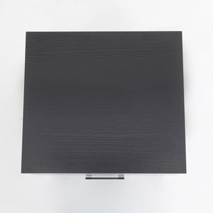 2X Bedside Table Side Storage Cabinet Nightstand Bedroom 1 Drawer 1 Shelf ELLA - BLACK