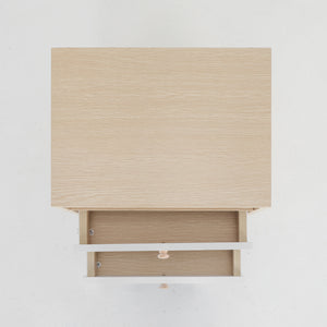 2x Bedside Table | Side Storage Cabinet | Nightstand | Bedroom 2 Drawer | ANYA | Oak