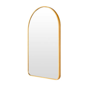 Wall Arch Mirror | Arc Aluminum Frame | Bathroom | 50x80cm | Gold