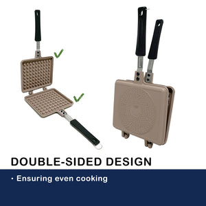 Giorno Felice | IH Waffle Maker Pan | Non-Stick Double-Sided Detachable