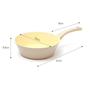 Giorno Felice | IH Wok Pan | 28cm | Ceramic Non-Stick | Stir Frypan | Induction