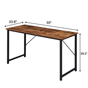 Computer Desk | Sturdy Home Office Gaming Desk for Laptop | Modern Simple Style Writing Table | Multipurpose Workstation