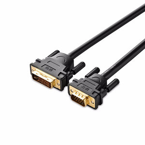 DVI (24+5) Male to VGA Male Cable | Black | 1.5M | 11617