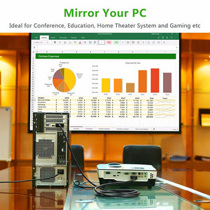 DVI (24+5) Male to VGA Male Cable | Black | 1.5M | 11617