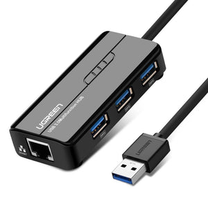 USB 3.0 Hub with Gigabit Ethernet Adapter | 20265