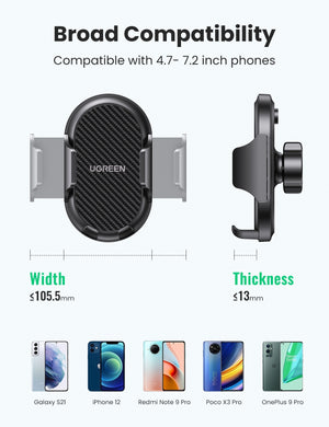 20473 Waterfall-Shaped Suction Cup Phone Mount