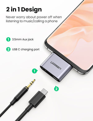 70312 2-in-1 USB-C to C and 3.5mm Adapter