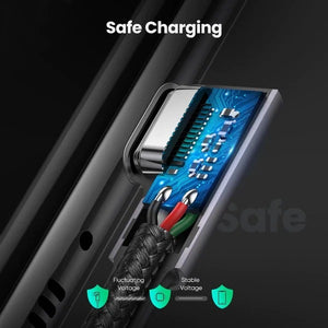 70529 60W Angle USB-C to C Cable | 1M