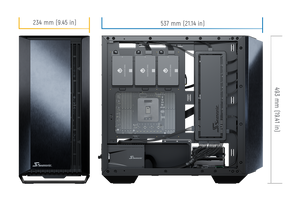 Seasonic Syncro Q704 Aluminum Case with Syncro DGC-650 650W 80 Plus Gold PSU & Connect Module | Red Dot Award Winner 2021