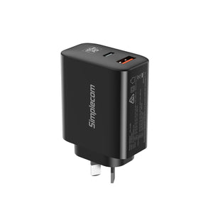 CU265 Dual Port PD 65W GaN Fast Wall Charger | USB-C + USB-A | Phone & Laptop