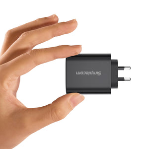 CU265 Dual Port PD 65W GaN Fast Wall Charger | USB-C + USB-A | Phone & Laptop