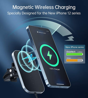 T200-F MagLeap Magnetic Wireless Car Charger for iPhone 12