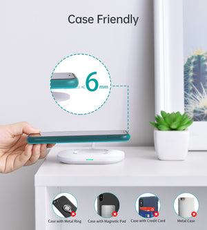 T550-F Airpods/Phone Wireless Fast Charging Pad