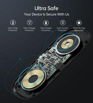 T570-S 2-in-1 Wireless Charger | 10W Max Wireless Charging Pad with Adapter for Galaxy Watch