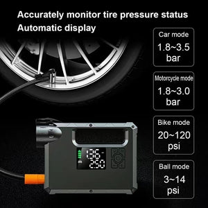 CHOETECH TC0017 | 4-in-1 10000mAh Car Jump Starter + Power Bank + Air Pump + LED Flashlight