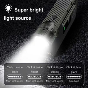 CHOETECH TC0017 | 4-in-1 10000mAh Car Jump Starter + Power Bank + Air Pump + LED Flashlight