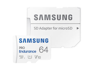 SAMSUNG 64GB PRO Endurance microSDXC with Adapter | MB-MJ64KA