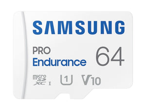 SAMSUNG 64GB PRO Endurance microSDXC with Adapter | MB-MJ64KA