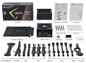 Seasonic VERTEX 1200W (PX-1200) | Platinum Fully Modular PSU | ATX 3.0