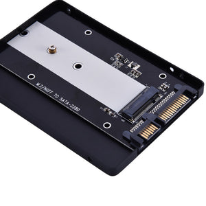 SA102 NGFF M.2 (B Key) to 7mm 2.5" SATA Converter Enclosure | Aluminium