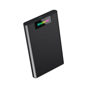 Simplecom SE239 Tool-Free 2.5" SATA HDD SSD to USB-C Enclosure | RGB Lights | USB 3.2 Gen 2
