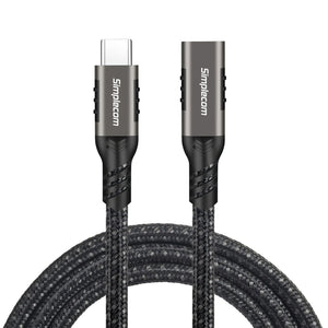 Simplecom CAU620 USB-C Male to Female Extension Cable | USB 3.2 Gen2 | PD 100W | 20Gbps | 2M Length