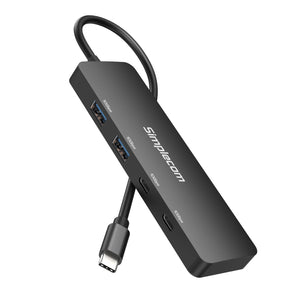 Simplecom CH392 USB 3.2 Gen2 USB-C 4-Port Hub | 10Gbps | 2x USB-A & 2x USB-C | High-Speed Data Transfer